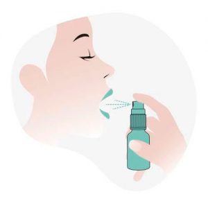 Spray-in-mouth-illustration